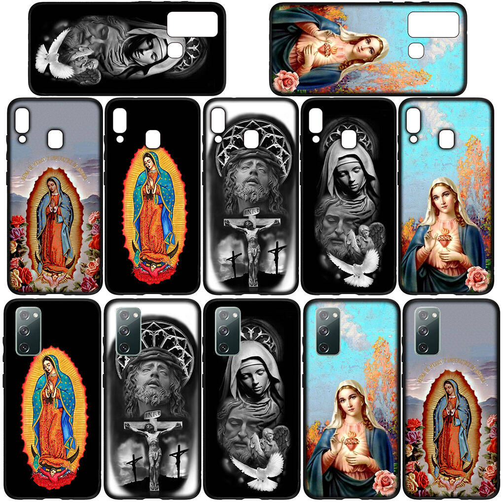 for iPhone 17 16 15 Xiaomi Poco F7 F8 X7 X6 C85 C75 C71 M8 Redmi Note 14 13 12 11 Pro Max 14C 13C A3 A4 Phone Case Wallpaper Virgen de Guadalupe Cover