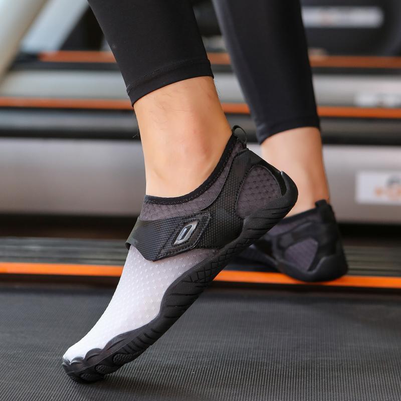 Hallen-Fitnessschuhe ******** Seilschuhe Stoßdämpfende Laufbandschuhe Fitnesstraining Yoga Fünf-Zehen-Radschuhe