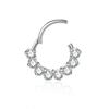 F136 Titanium Alloy Women's Earrings Cross-Border Luxury Body Piercing Jewelry Hot Sale Entry Level Luxury Piercing Jewelry