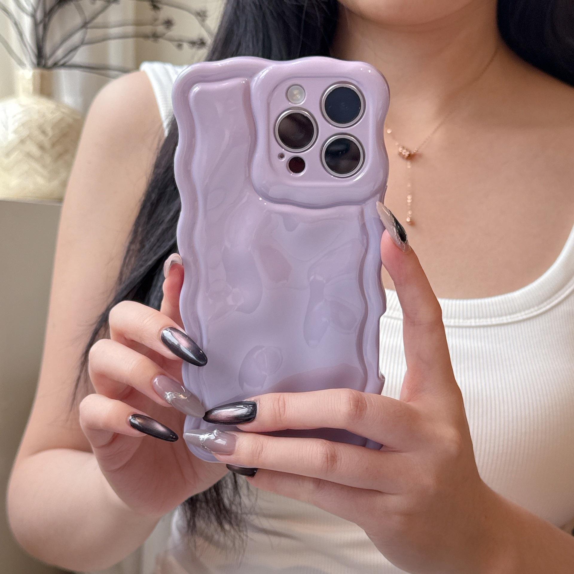 

INS Solid Color Macaron iPhone 16 Pro Max/14/13 Soft Case - Apple 17 New 12