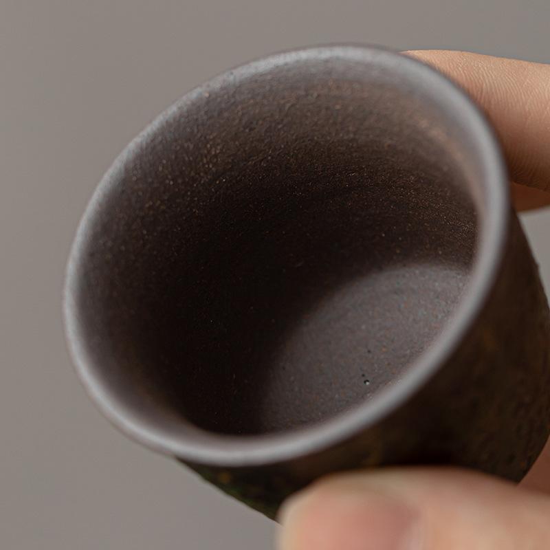 Kiln Change Retro Teacup Wizard Green Small Teacup Household Tea Cup Tea Cup Ceramic Cup Thickness Cup