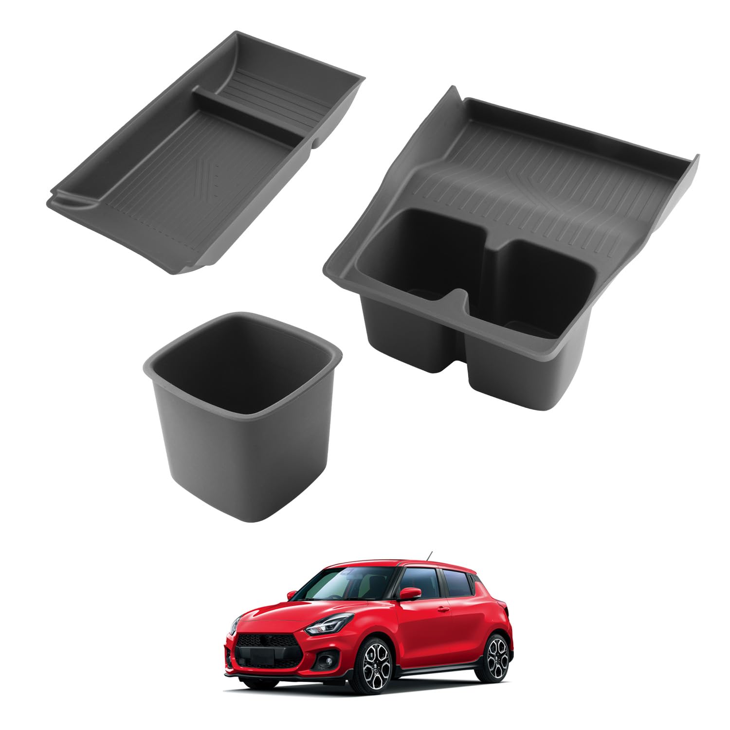 

HUAHAO Suzuki Swift Sport ZC33S Center Console Tray A storage tray for the center console of your Suzuki Swift a versatile storage box for protecting