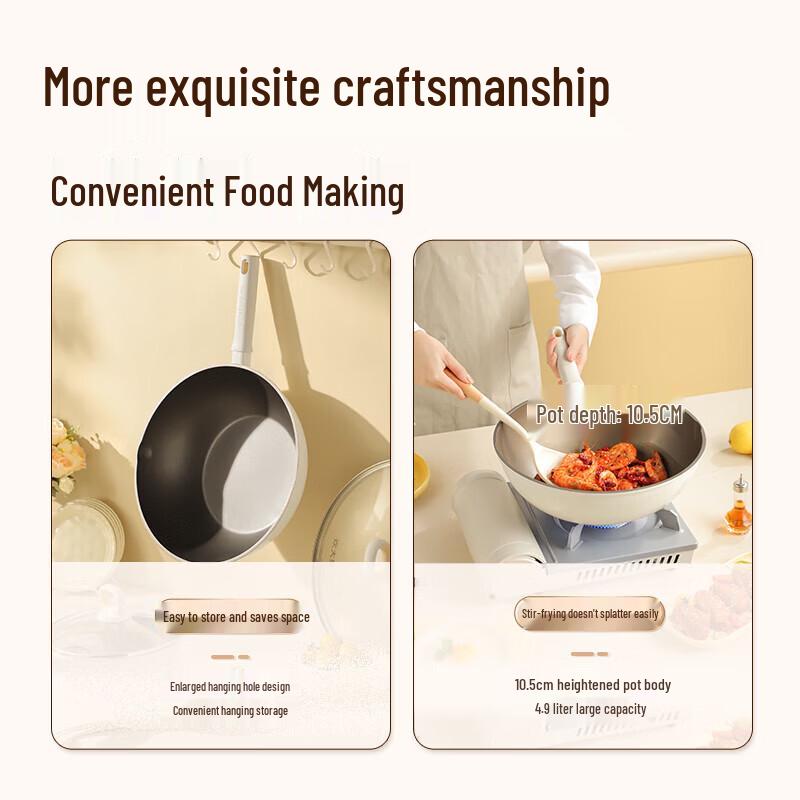 COOKER KING Titanium Shield 32cm Non-stick Wok