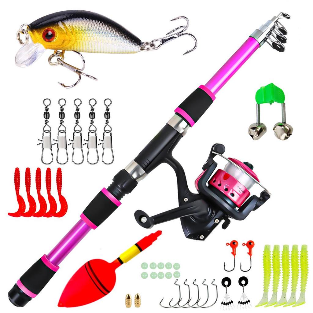 1.8m Children's Fishing Rod Set: Ultra Short Rod and Reel, Hot Cross-border Deal
