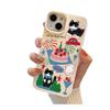 Erdbeerkuchen Katze für IPhone 16 Handyhülle für IPhone15/14plus/13promax Silikon 12