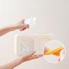 Punch-Free Cling Film Storage Box Wall-mounted Wrap Bag Holder Box  for Home