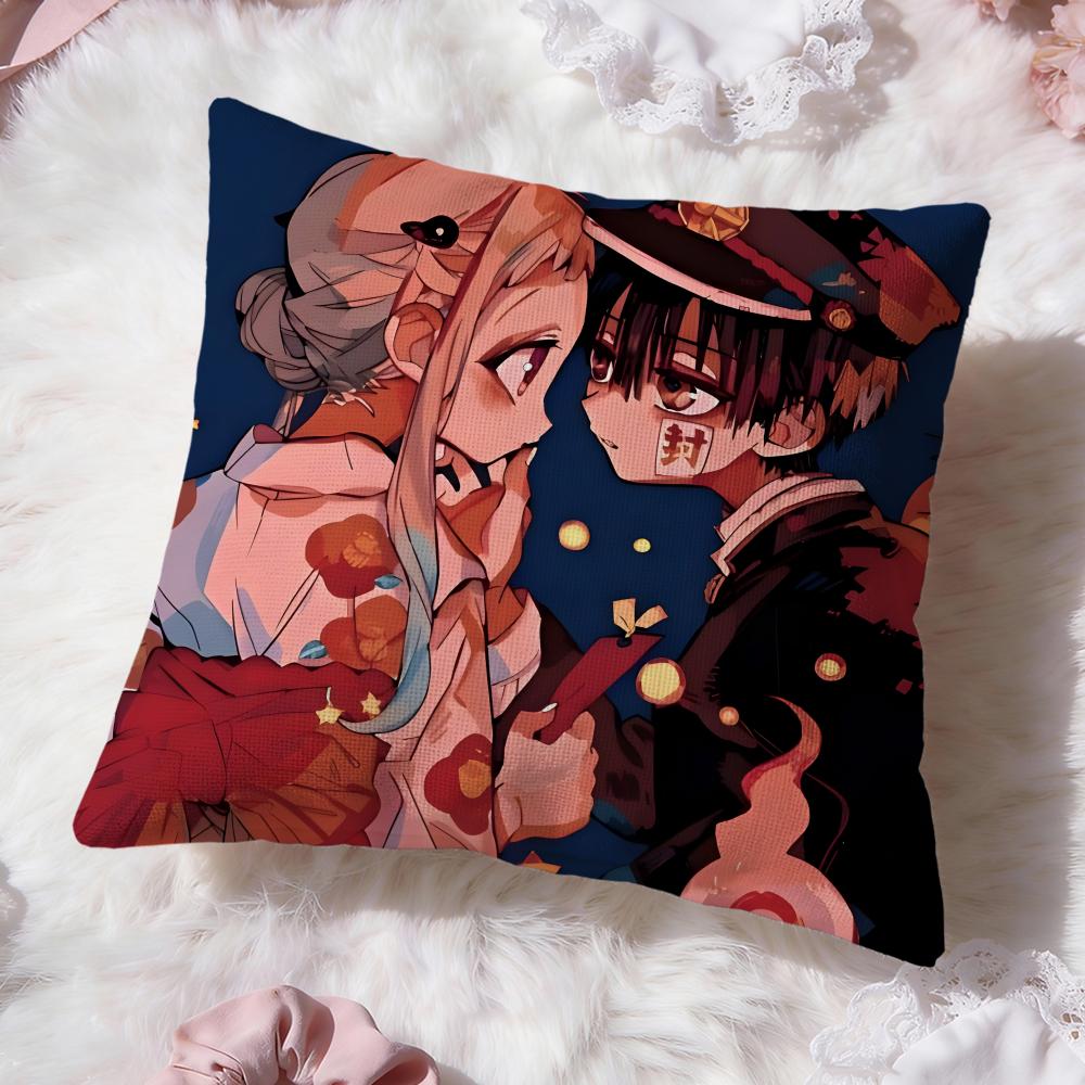 b-Bound Hanako-kun Cushion Cover Premium Comfort Reversible Pillow Cove -Two in One Design for Any Room & Car Interior