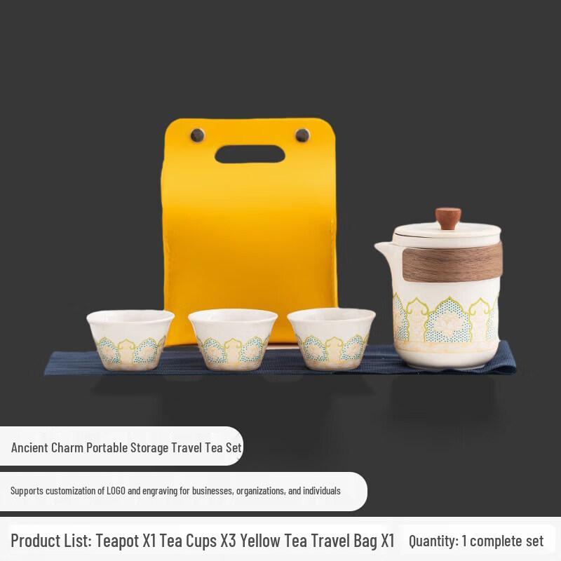 Portable Ceramic Travel Tea Set