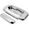 Chrome Tailgate Handle Cover W/O Keyhole for 99-06 Chevy Silverado/07 Classic/99-06 GMC Sierra/07 Sierra Classic