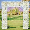 Wedding Simulation Flower Silk Flower, Decorative Fake Flower Row Hotel Flower Wall Road Lead Wedding Arch Flower Arrangement