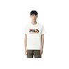 New FILA x Maison Kitsune Little Fox T Shirt Men's Cloud White F11M529101F-WT