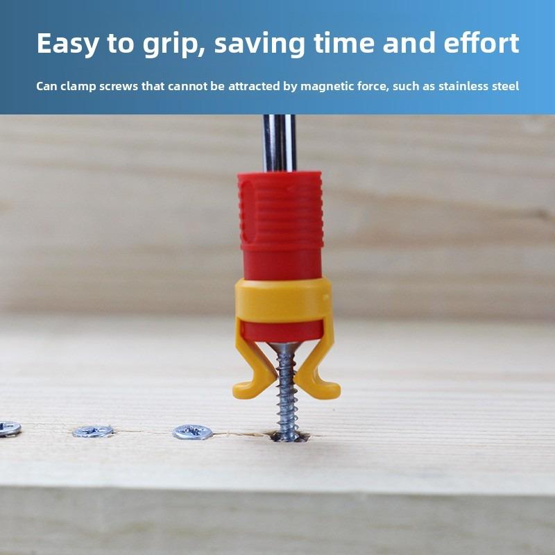 1pc Screw Fixer Holder - Universal Fixing Fixture Set For Woodworking, Carpentry And Drill Screws - Plastic Screw Fixer Fixture