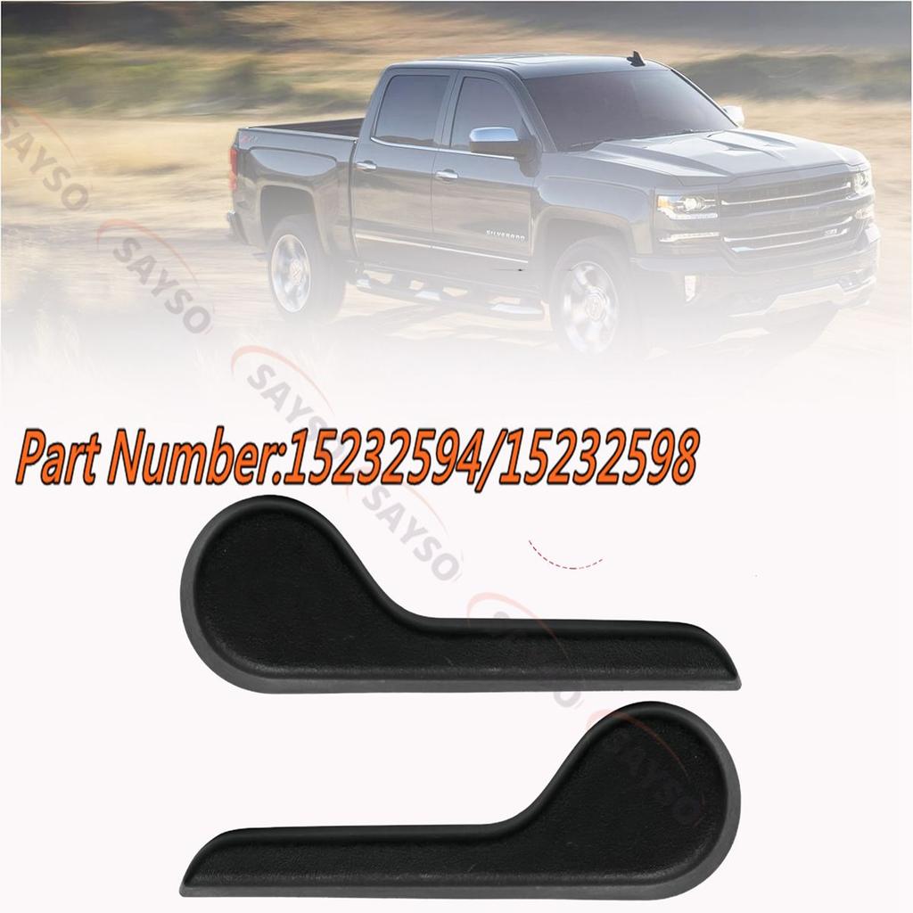 Front Adjustable Seat Lever Pull Handle Left Right Side Car Seat Recliner Handle Lever for Chevy Silverado for GMC Sierra 2007-2
