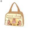 Cartoon Lunch Bag Insulated Bag Large Capacity Zipper Closure Waterproof Easy to Clean Lunch Tote Bag with Handle