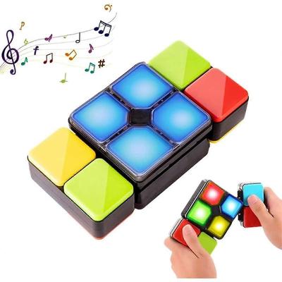 Gioco Cubo di Rubik Musicale, Gioco Puzzle Elettronico Novità, Gioco da Viaggio, Giocattoli per Bambini, Bambini