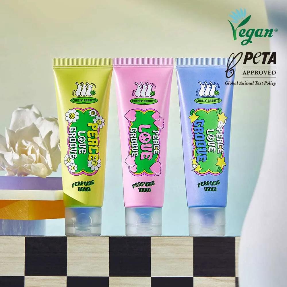 Chasin’Rabbit Perfume Hand Cream 50mL 3 Options To Choose GROOVE Musk Woody Scent
