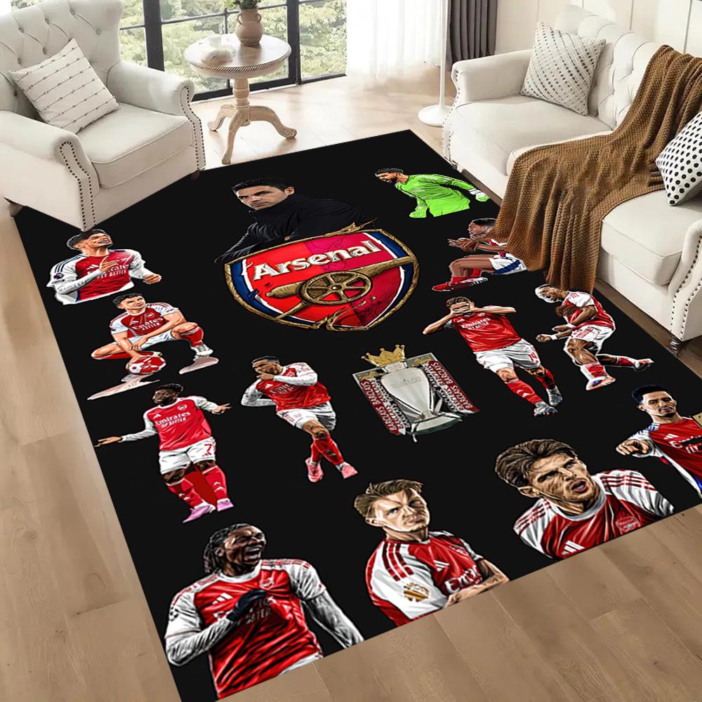 Arsenal Floor Rug Office Rug Design for Playrooms Bedrooms Foyer Decorate room Antislip Carpet Office home decor Perfect Gift for Friends & Family