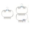 Baby Clothes & Sock Drying Rack | Multi-Clip Hanger for Bibs & Accessories