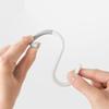 6-Pack Secure & Quiet Plastic S Hooks, Flexible Neck for Easy Twist & Lock, Completely Rust-Free, Holds up to 10 lbs, White, Large (3.5 inch)