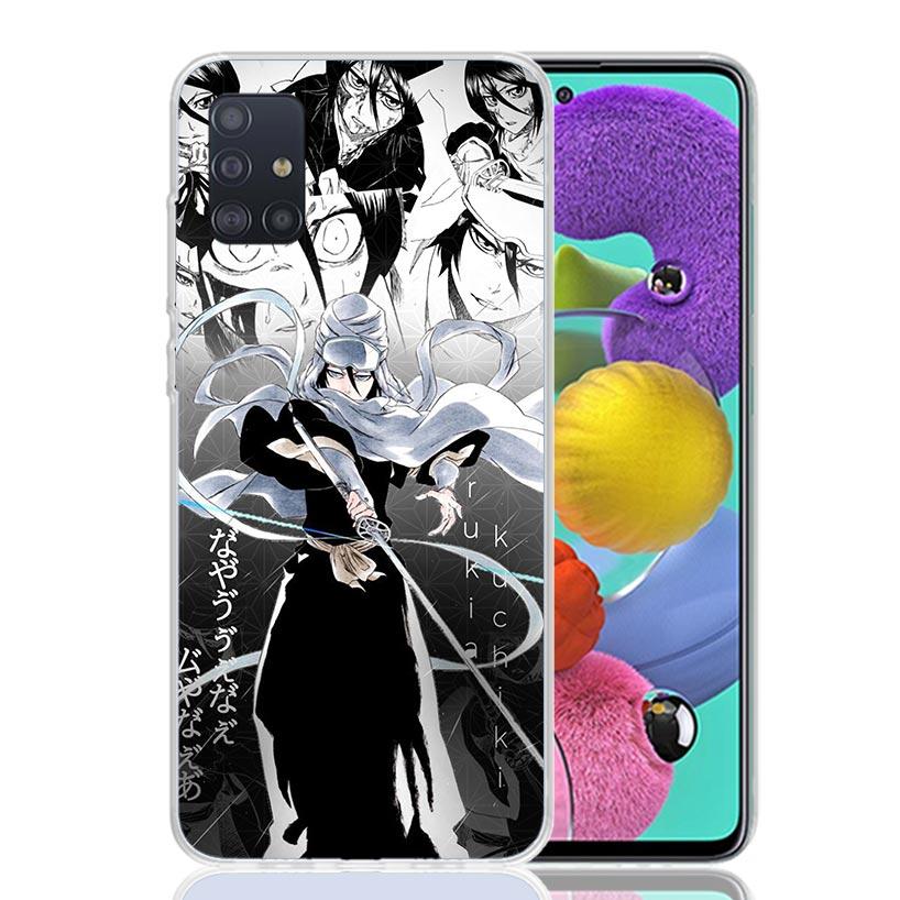 Bleach Kuchiki Rukia Phone Case For Samsung Galaxy A52 A32 A22 A12 A02S A50S A30S A51 A31 AA71 Note 20 Ultra 10 S10 Plus Galaxy