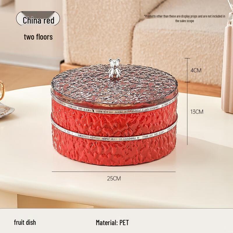 Multi-Tier Snack and Fruit Storage Box