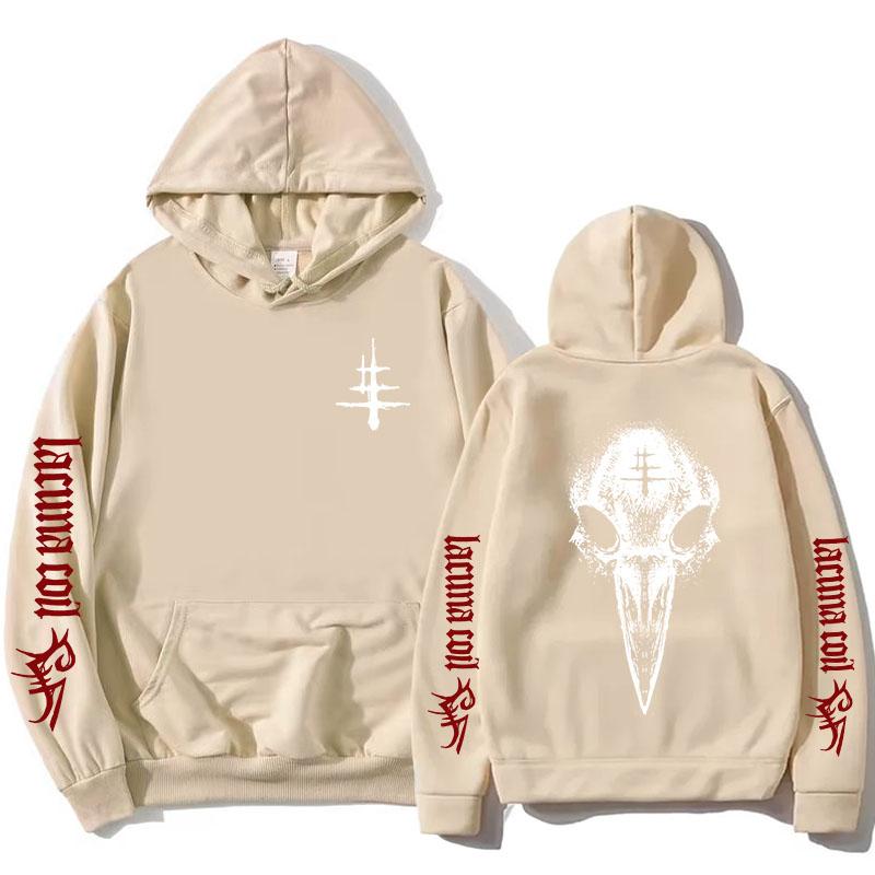 Mikina s kapucí Sleepless Empire Rocková kapela Lacuna Coil Mikiny Dlouhý rukáv Streetový styl Móda Sudaderas Podzimní flísová Pánská