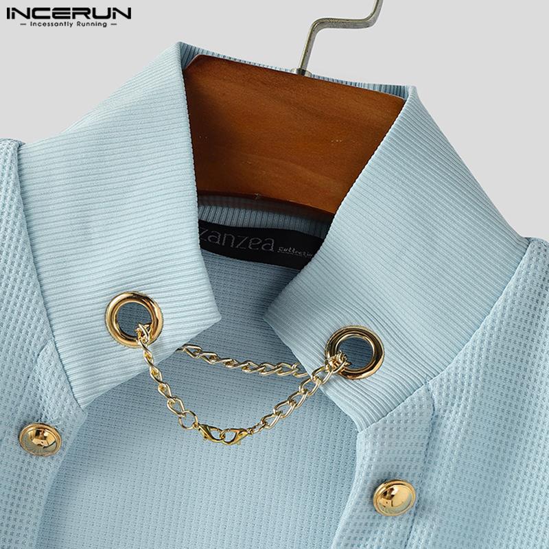 INCERUN Oversized Men Cutout Neck Sleeveless Texture Casual Tank Tops