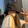 Niche Fashionable Bucket Hat Female Summer Cold Wind Fashionable Versatile Face Small Rough Edge Bucket Hat