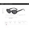 2PACK Vintage Oval Sunglasses Women Luxury Brand Designer Small Oval Glasses Retro Black Glasses Ladies Goggle UV400 Shades