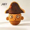 Festival Decoration Masque Nutcracker Head Masque, Realistic Puppet Full Face Holiday Masquerade for Festivals, Halloween Costume, Cosplay Party