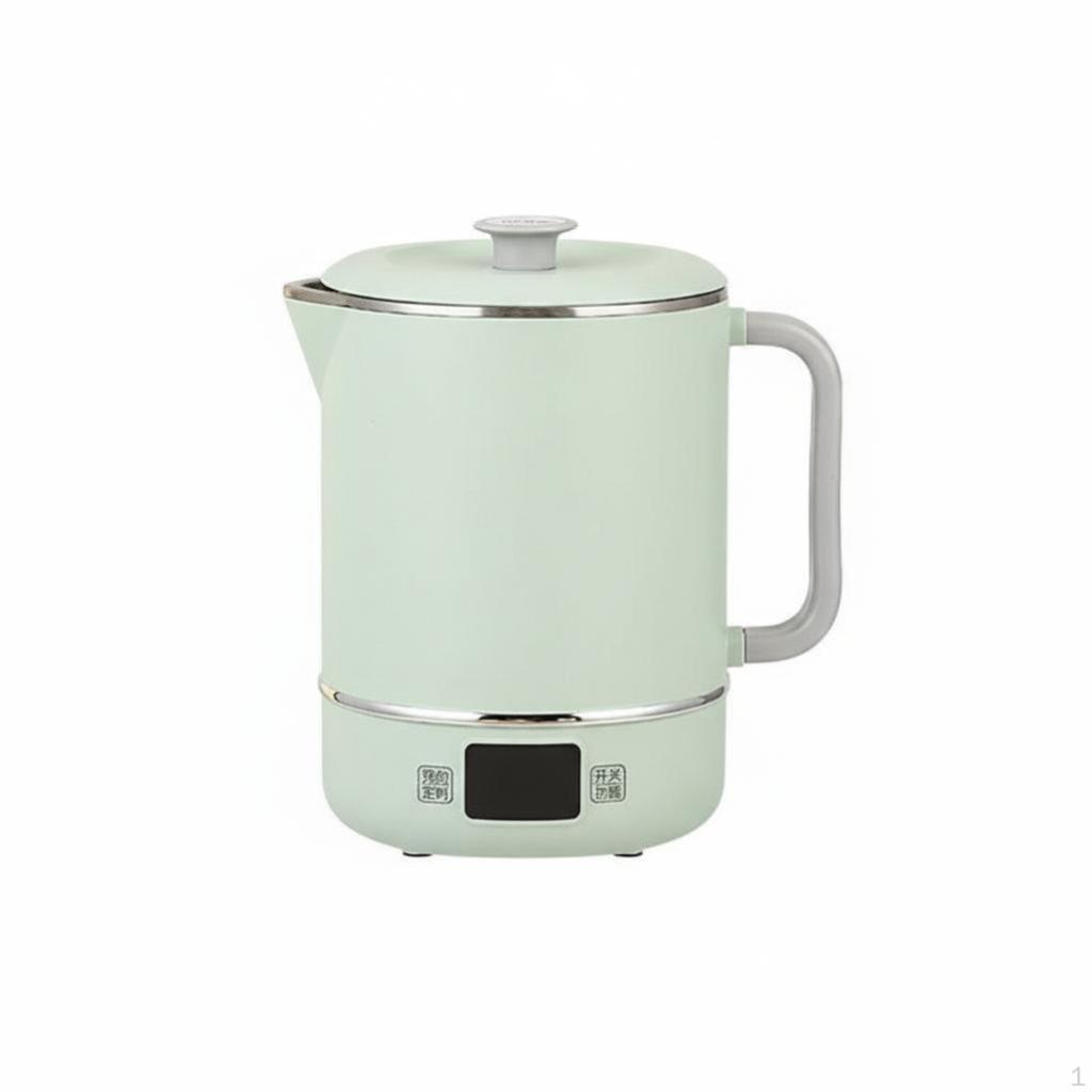 1.2L Portable Electric Kettle, 304 Stainless Steel, 500W, Travel, 110V White