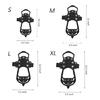 Ice Snow Grip Teeth Grippers NonSlip Winter Ice Grippers with 11 Teeth Shoe Boot Cleats for Winter Outdoor Activity