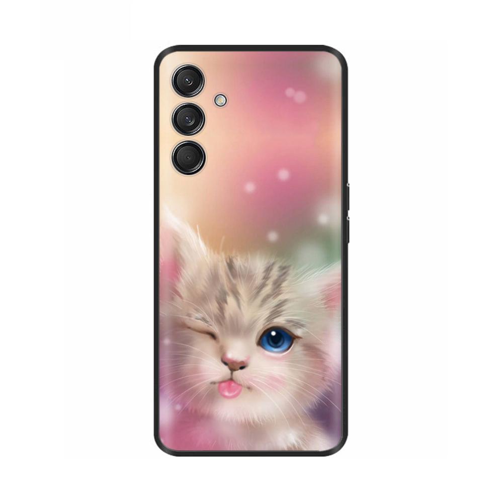 Case For Samsung Galaxy M15 M55 F15 5G Soft Silicone Back Cover For Samsung M15 SM-M156B M556B Phone Protective Shell Cases Para