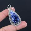 Halloween Deal 925 Silver Third Eye Chakra Sodalite Gemstone New Pendant Jewelry