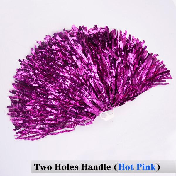 Cheerleading Pom Poms with Handle Cheer Balls Gold Yellow Pink Red Green Blue for Hand Dance Women Girl Kids Pompoms Accessories