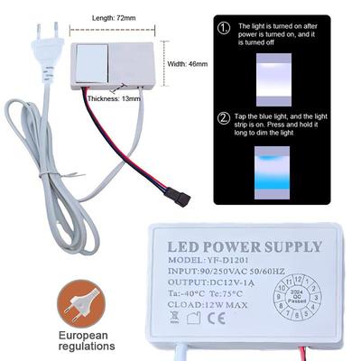 12V 1A For Led Light Mirror Headlight Bathroom Capacitance Sensor Module Bathroom Mirror Switch Touch Sensor