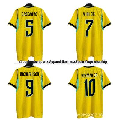 2026 Brazil National Team Player Version Home & Away Football Kit - Summer Breathable