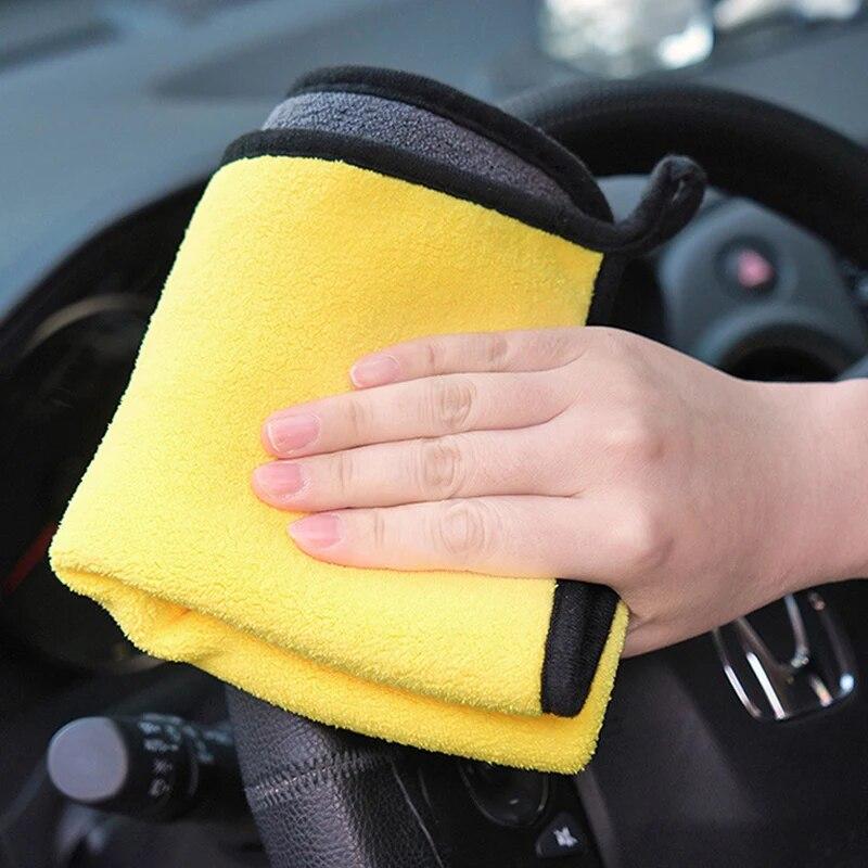 Car Wash Towel Quick Drying Double-sided Car Wash Towel Absorbent Car Wash Special Towel Coral Velvet Car Wash Towel
