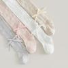 Girls Bow Pantyhose For Baby Sweet Style Princess Socks Thin Mesh Bottom Pantyhose For Girls Breathable Cute Summer
