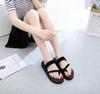 Fashion Women Outdoor Beach Slippers Flat Open Toe Flip Flops Summer Casual EVA Home Basic Sandals Bathroom Slippers 2024