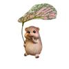 Hedgehog Garden Ornament Textured Resin Animal Figurine Cute for Balcony Display