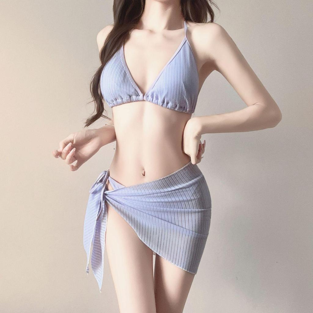 Women's Sexy Two-Piece Bikini Set - European and American Style Hot Spring Swimwear
