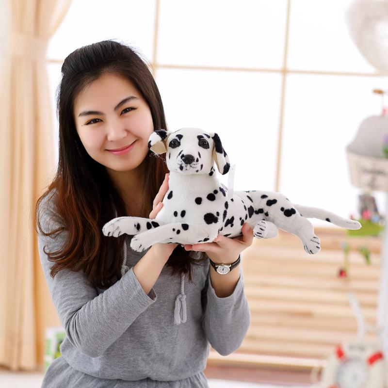 3D Spotted Dog Plush Pillow Toy - Creative Cushion Doll Birthday Gift for Girls