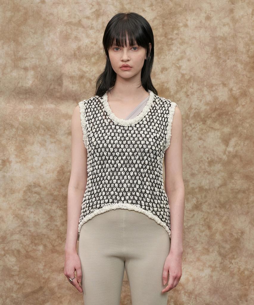 Unalloyed Knit Vest / Ivory