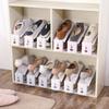 Double Shoe Rack Adjustable Space Saving Plastic Shoe Rack Storage Box