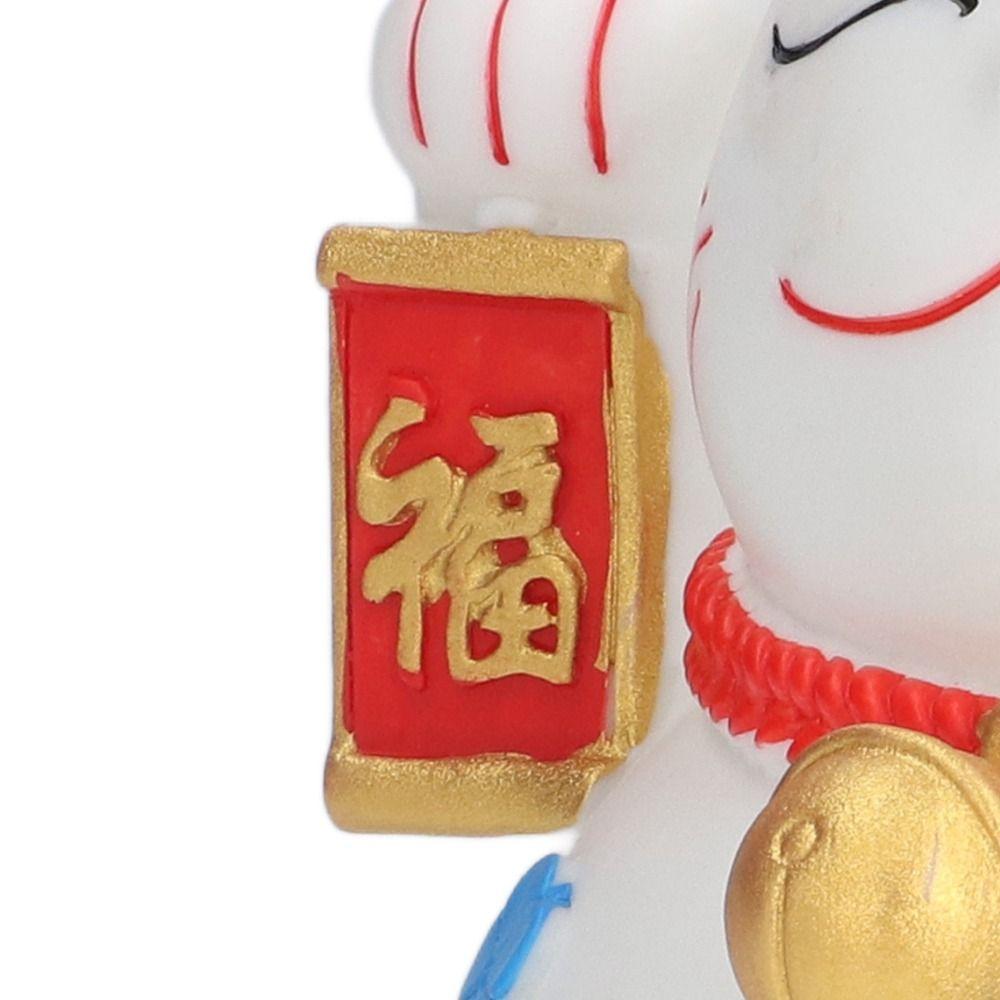 Cute Lucky Cat Piggy Bank Washable Animal Ornaments Cartoon Cat Shape Saving Box  Living Room
