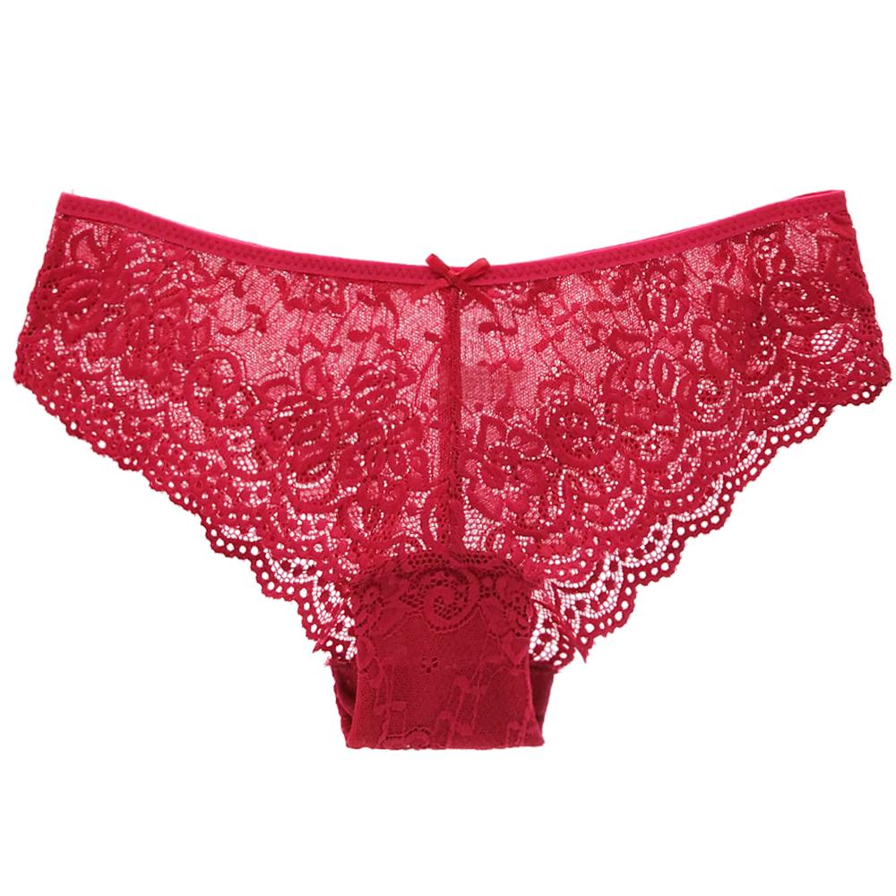 Slip da Donna Sexy Intrecciati Completamente Svuotati a Vita Bassa Pantaloncini Femminili Morbidi Monocolore Traspiranti Biancheria Intima Spedizione Rapida 3pz/lotti