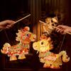 DIY Material Package New Year Horse Lantern Waterproof Hanging Ornament Ancient New Year Lantern Festival Atmosphere