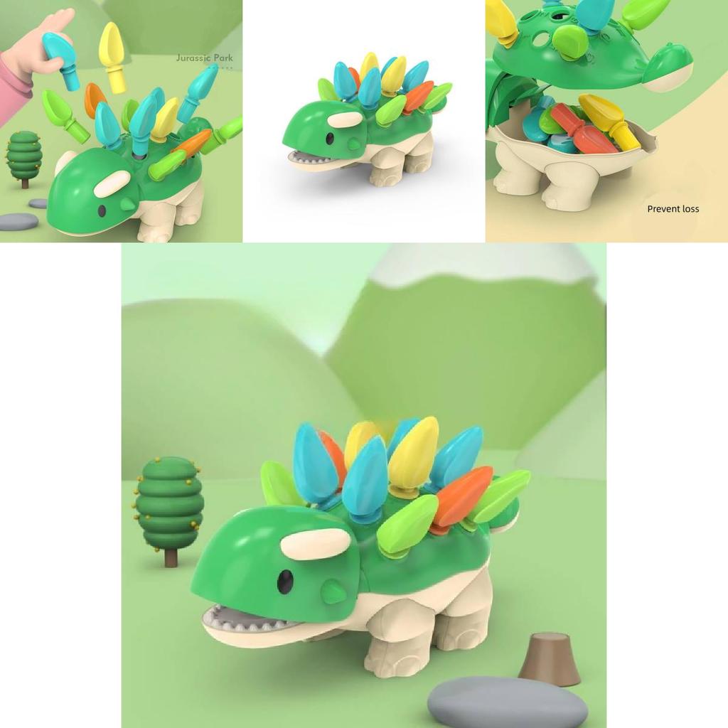 Dino Coordination Puzzle Toy For Toddlers Ages 1-3