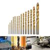 Premium 50pcs Titanium Coated Hss High Speed Steel Drill Bit Set With 5 Sizes For Precision Drilling